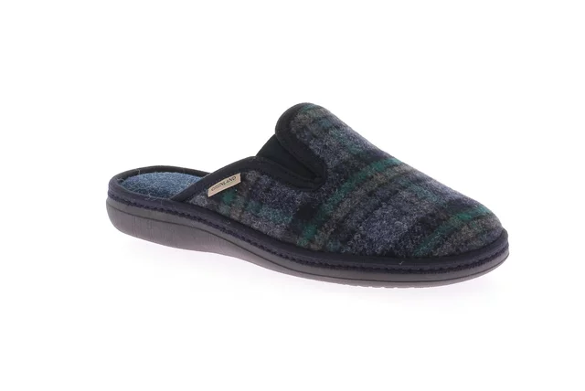 Ciabatta con motivo tartan | EBRO CI1807 - bosco multi