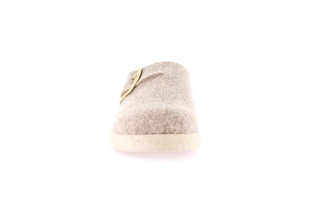 Regenerated wool slipper | HOLL CI1872 - BEIGE | Grünland