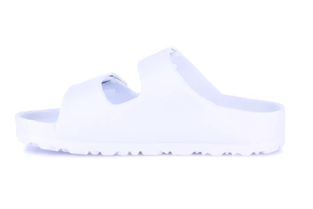 Ciabatta in EVA a  doppia fibbia | KUBE CI1886 - BIANCO | Grünland Junior