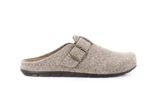 Men's felt slipper | SIRU CI2442 - TAUPE | Grünland