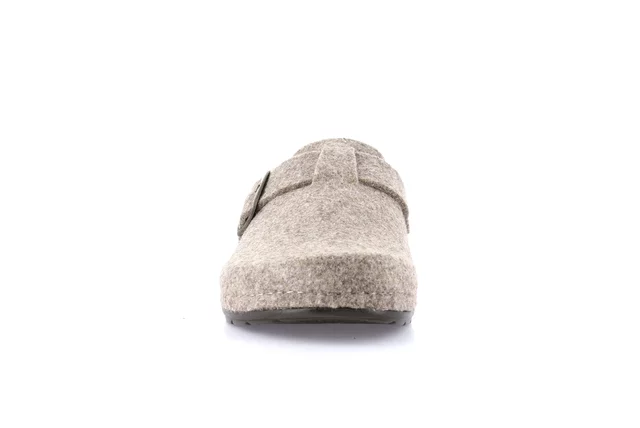 Men's felt slipper | SIRU CI2442 - TAUPE | Grünland