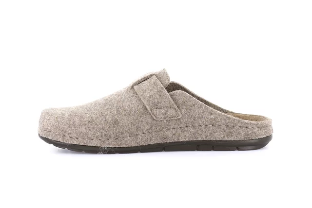 Herren Filzpantoffel | SIRU CI2442 - TAUPE | Grünland