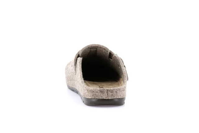 Men's felt slipper | SIRU CI2442 - TAUPE | Grünland