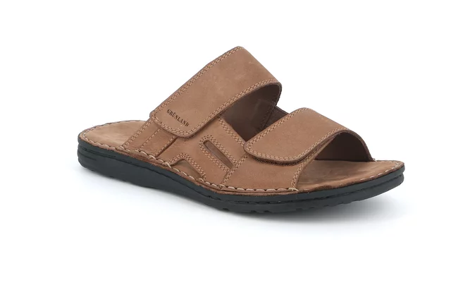 Men's sandal with soft footbed | LAPO CI2497 - fango