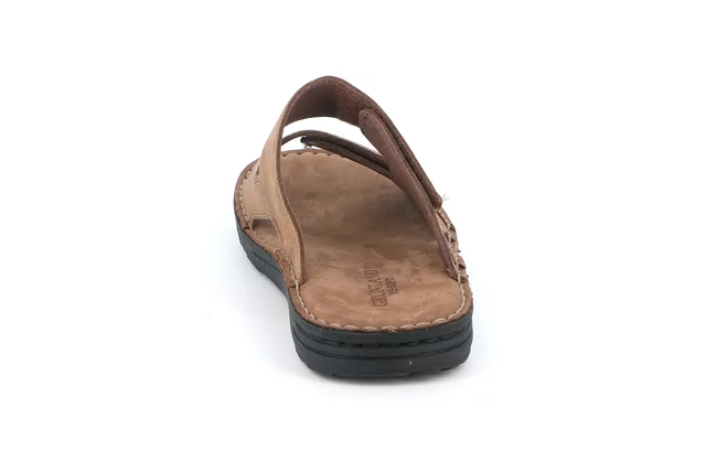Men's sandal with soft footbed | LAPO CI2497 - FANGO | Grünland