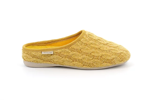 GRUNLAND Adri Ciabatte Donna Grigio Intreccio - Comode, Piatto, Taglia 39