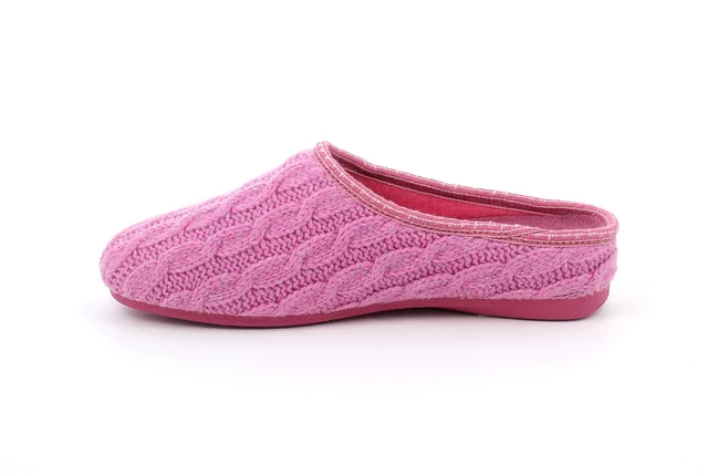 Slipper with knitted upper | ADRI CI2529 - PINK | Grünland