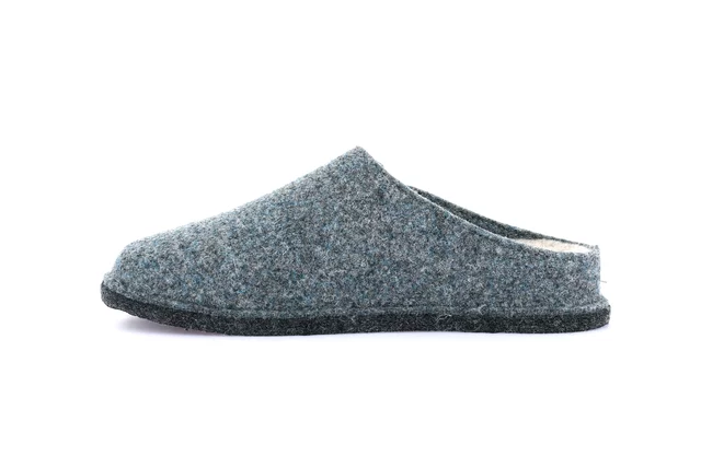 Slipper 100% wool felt | KLOS CI2553 - JEANS-PANNA | Grünland