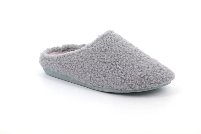 Soft teddy slipper | GLES CI2568 - GREY | Grünland