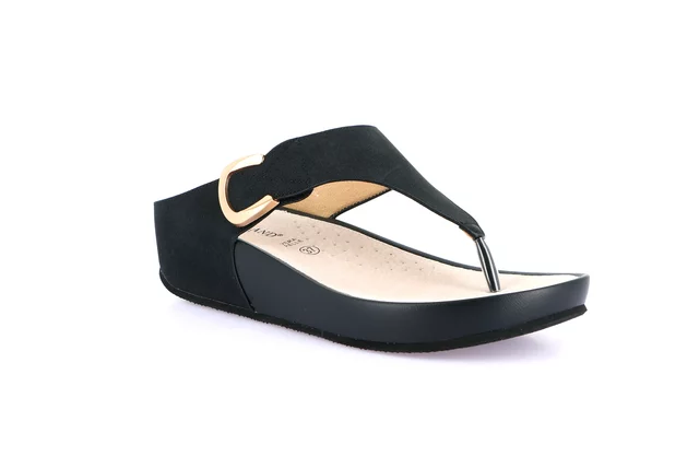 Infradito super ammortizzante | DIRA CI2578 - NERO | Grünland