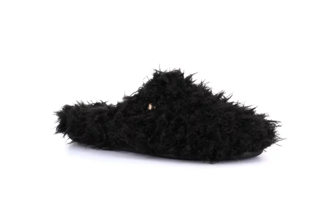 Ciabatta peluche | GAGA CI2588 - NERO | Grünland