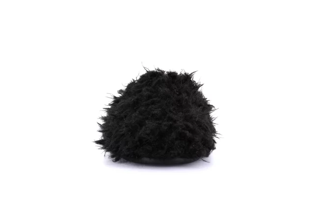 Plush slipper | GAGA CI2588 - BLACK | Grünland