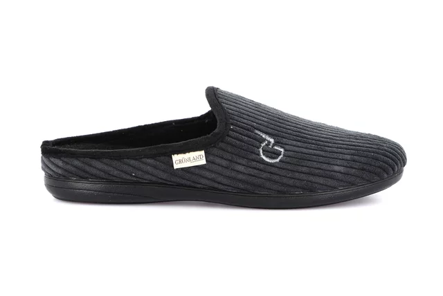 Corduroy slipper | GAFO CI2595 - BLACK | Grünland