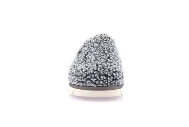 Soft teddy slipper | LOXI CI2599 - GREY | Grünland