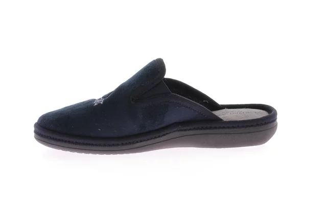 Men's slipper in fabric | ENEA CI2615 - BLUE | Grünland