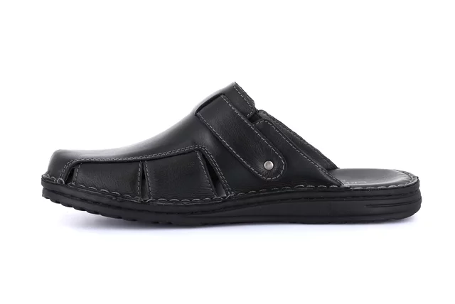 Closed sandal for men | LAPO CI2619 - BLACK | Grünland