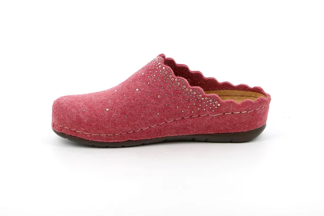 Slipper PRAU with rhinestones CI2632 - AMARENA | Grünland