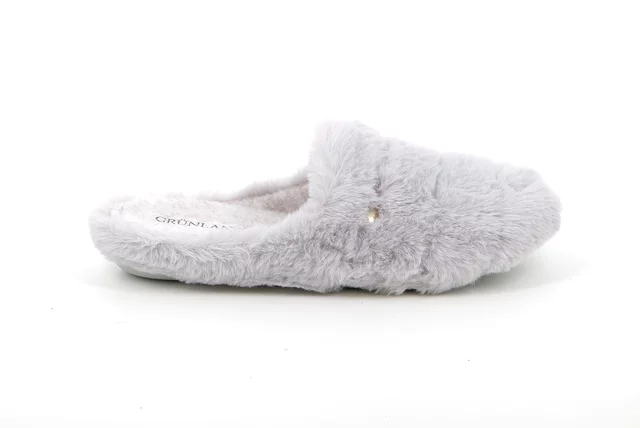 Slipper with soft Peluche | GAYE CI2662 - GREY | Grünland