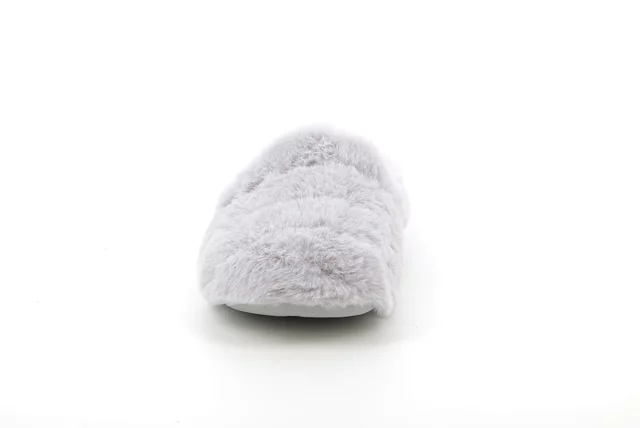 Slipper with soft Peluche | GAYE CI2662 - GREY | Grünland