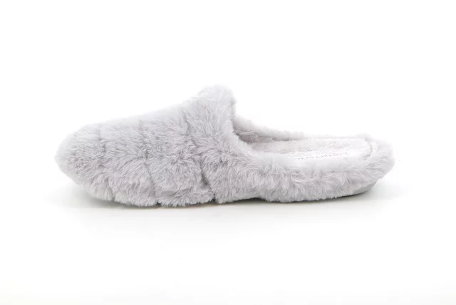 Slipper with soft Peluche | GAYE CI2662 - GREY | Grünland