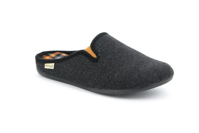 Warm men's winter slipper | ORMI CI2678 - ANTRACITE | Grünland