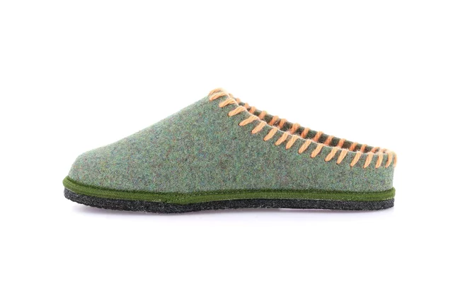 Felt slipper with contrasting threads CI2937 - ERBA | Grünland