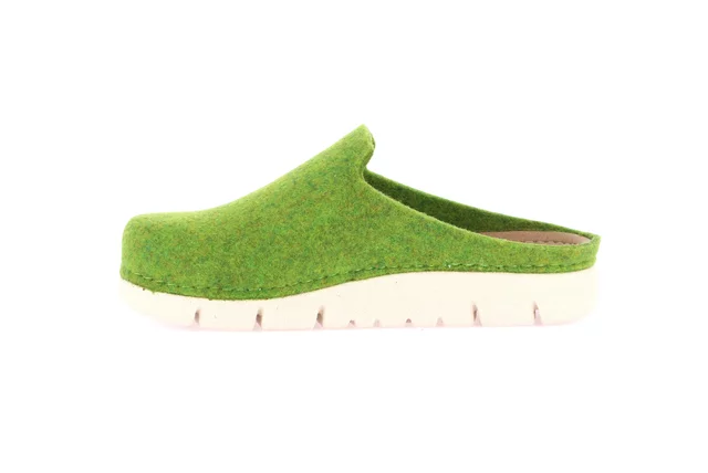 Recycled felt slipper | HATE CI2949 - GRÜN | Grünland