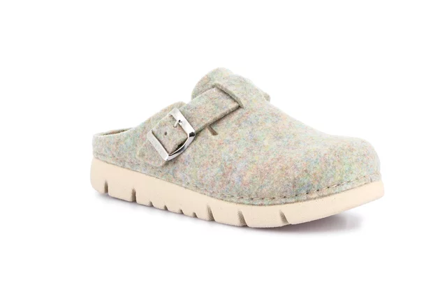 Recycled felt slipper | HATE CI2950 - GHIACCIO | Grünland