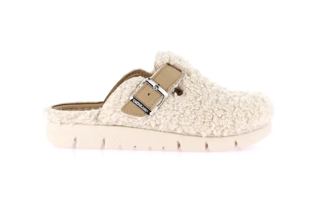 Eco-friendly plush slipper | HATE CI2952 - BEIGE | Grünland