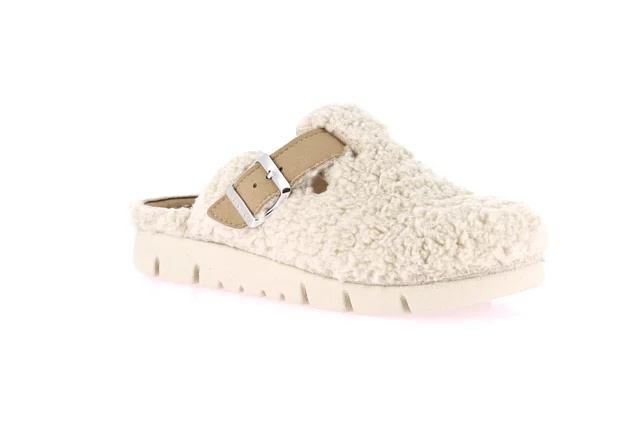 Eco-friendly plush slipper | HATE CI2952 - BEIGE | Grünland