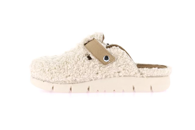 Eco-friendly plush slipper | HATE CI2952 - BEIGE | Grünland