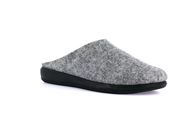 Men's felt slipper | LASO CI2958 - GREY | Grünland