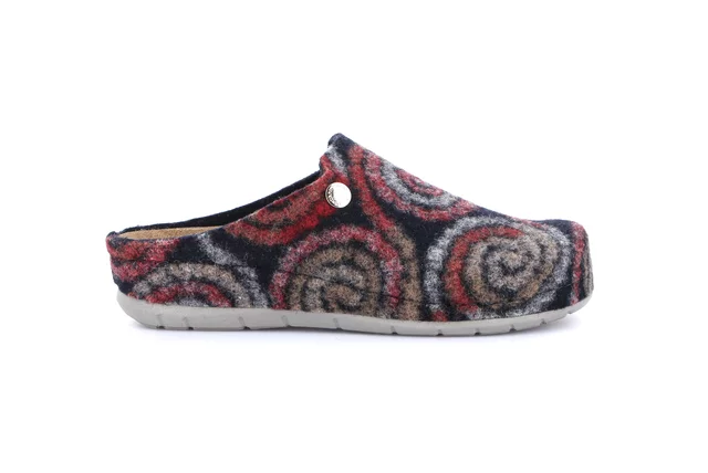 Woll slipper | PRAU CI2963 - BLU-MULTI | Grünland