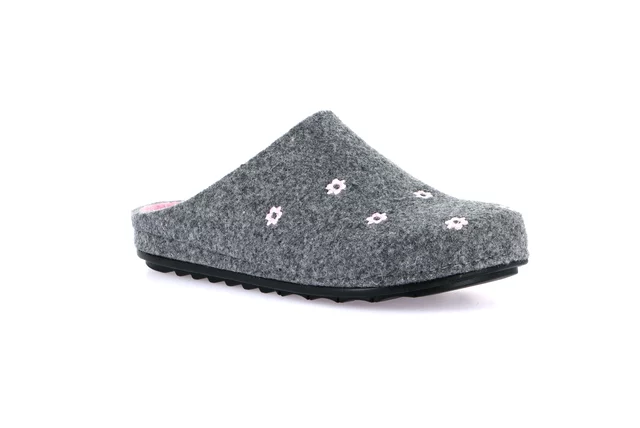 Eco-friendly slipper | PILA CI2971 - GRIGIO-ROSA | Grünland