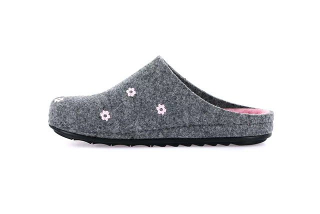 Eco-friendly slipper | PILA CI2971 - GRIGIO-ROSA | Grünland