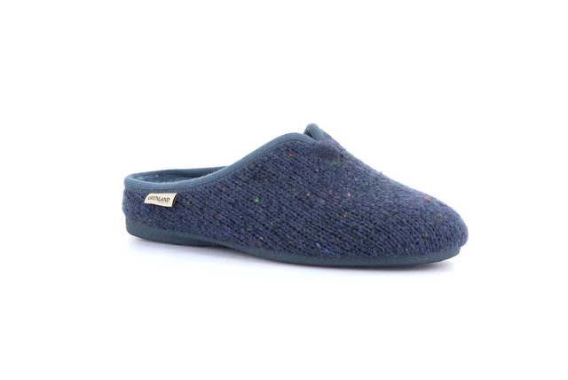 Knitted slipper | ADRI CI2979 - BLUE | Grünland