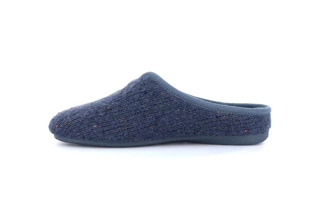 Knitted slipper | ADRI CI2979 - BLUE | Grünland