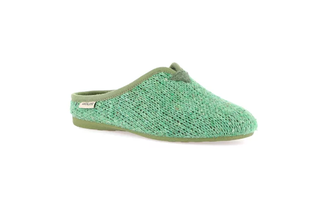 Knitted slipper | ADRI CI2979 - GREEN | Grünland