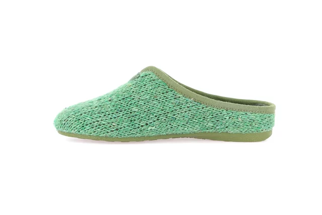 Knitted slipper | ADRI CI2979 - GREEN | Grünland