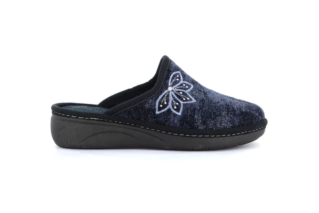 Classic winter slipper | ALME CI2985 - BLUE | Grünland