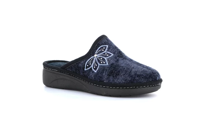 Classic winter slipper | ALME CI2985 - BLUE | Grünland