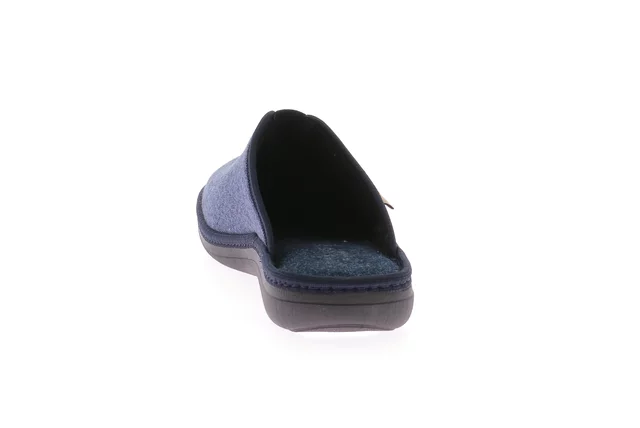 Men's slipper Made in Italy | ENEA CI2990 - BLUE | Grünland