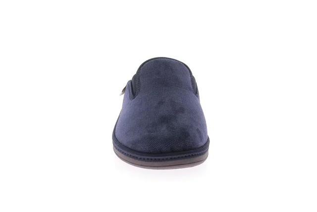 Grunland Ciabatte In Feltro Di Lana Modello PONE – Blu, Taglia 39 – Calde Ed Ecologiche - 4