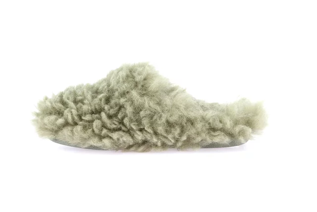 Ciabatta peluche | GLES CI2996 - VERDE | Grünland