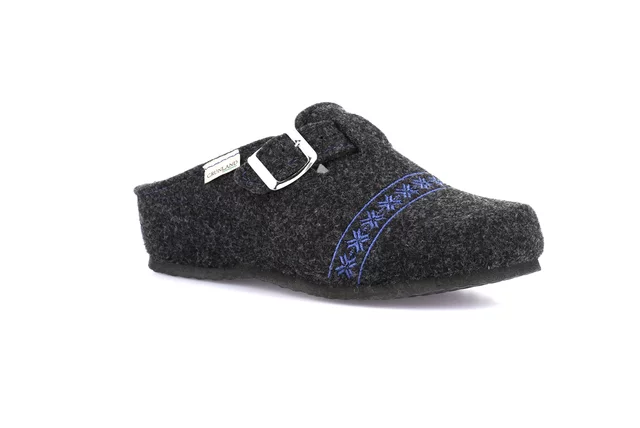 Slipper with wedge | GABY CI3000 - antracite