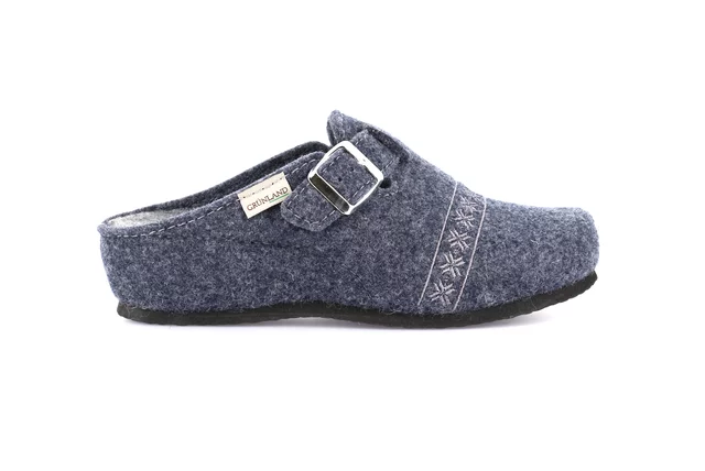 Slipper with wedge | GABY CI3000 - BLUE | Grünland