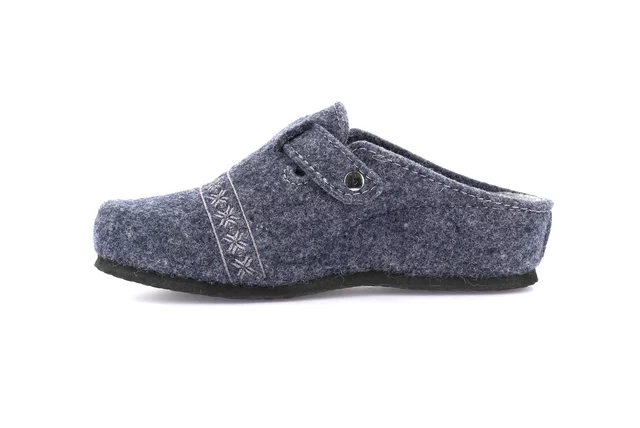 Slipper with wedge | GABY CI3000 - BLUE | Grünland