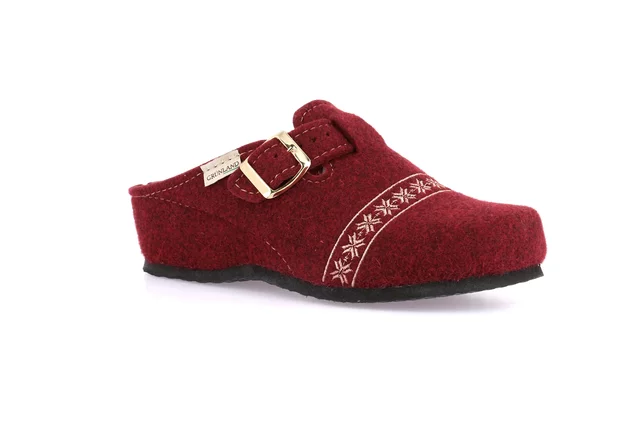 Slipper with wedge | GABY CI3000 - granata