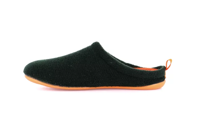 Men's slipper with coloured sole | LECY CI3196 - PINO-ARANCIO | Grünland