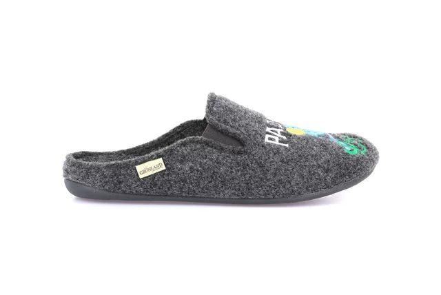 LECY slipper with designs CI3198 - ANTRACITE | Grünland